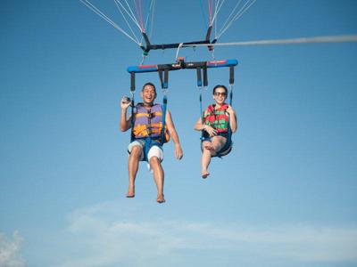 Parasailing Adventure on Paradise 101 (Double Flyer)