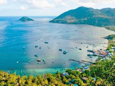 A view on the lagoon at Koh Samui