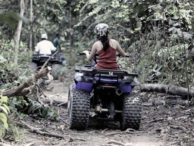 ATV ride through the forests in Kuala Lumpur