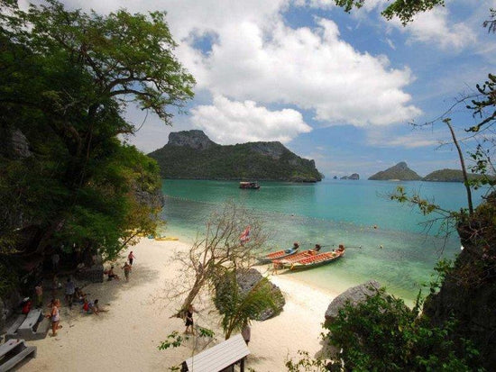 Beach at an island in Angthong Marine Park