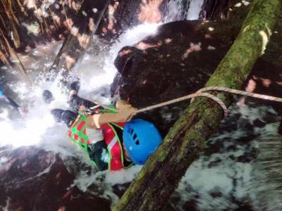 canyoning at Tampit