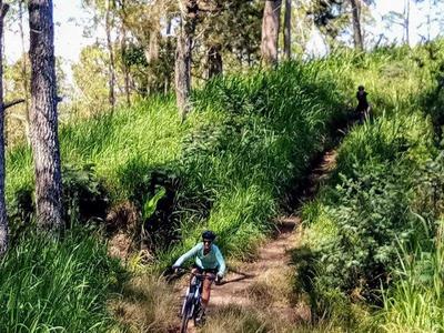 Cross Country Bali tour biking