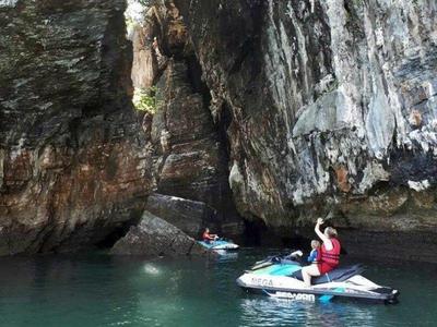 Exciting jetski activity at Langkawi Island