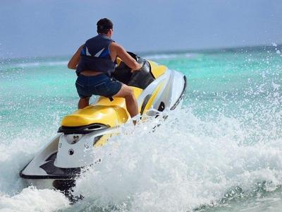 Exciting jetski on Andaman Sea