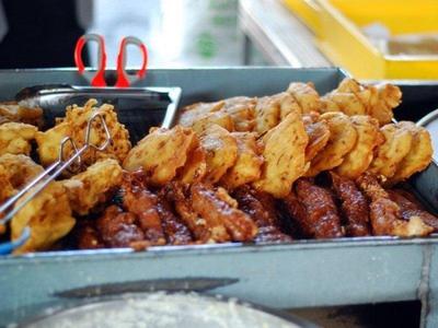 Fried snacks in Penang