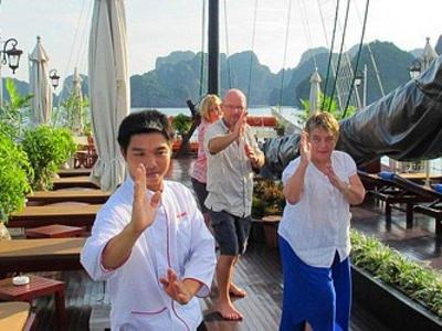 Halong Bay tai chi