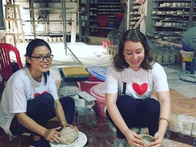 Hanoi Bat Trang Pottery Motorbike Tour