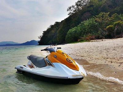 Jetski stop by the shore of Langkawi