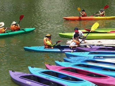 Kayak activity at Thai Royal Military Academy