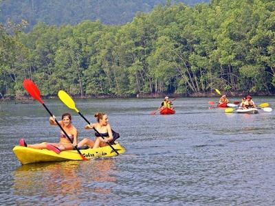 Kayaking at Mangrove Forest Reserve in Langkawi