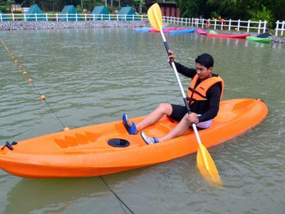 Kayaking at manmade lake Broga