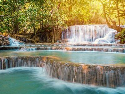 Kuang Si Waterfalls in Laos