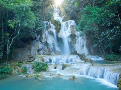 Laos Kuang Si Waterfall