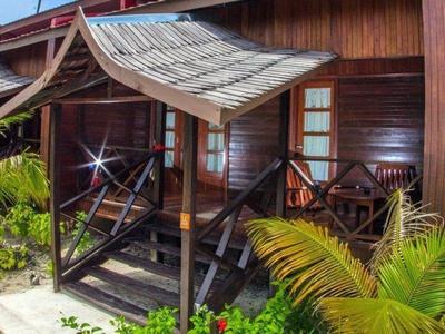 Mabul Island resort chalet entrance
