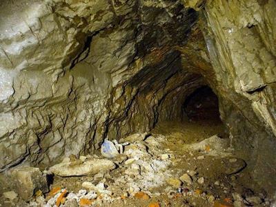 Mining cave at Sungai Lembing