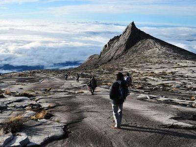 Mount Kinabalu peak view
