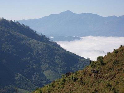 Mountain ranges in Laos