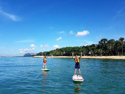 Stand up paddling Ketam Island