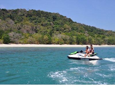 Tourists on jetski at Langkawi Island