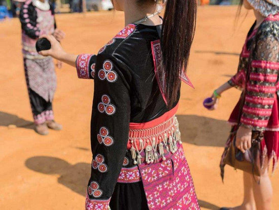 Traditional clothing for hill tribe at Thailand