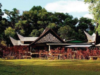 Traditional looking building at Kampung Nelayan