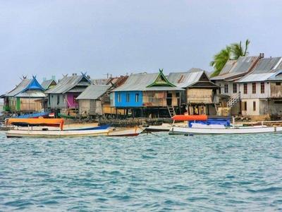 Water village at Komodo National Park