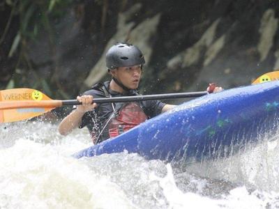 White water kayaking at Gopeng