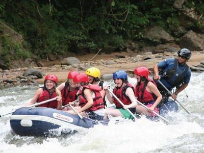 White water rafting in Kiulu River