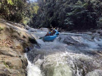 White water rafting in Sungai Kampar
