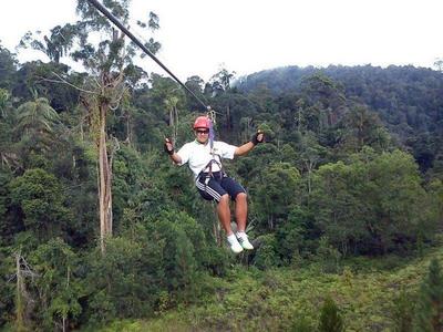 Ziplining on Bukit Tinggi